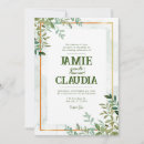 Search for flowery wedding invitations Watercolor