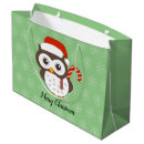 Search for christmas owl gift bags Animals