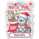 Search for christmas koala stickers Santa