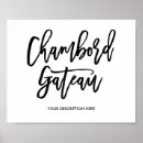 Search for white lettering posters Black