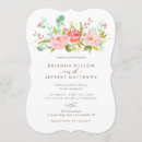 Search for pink and white wedding invitations Garden