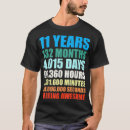 Search for years of being awesome tshirts 11th