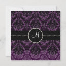 Search for black velvet invitations Damask