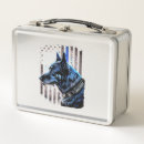 Search for police lunch boxes Dog