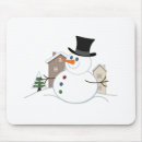 Search for happy snowman mouse mats Christmas tree
