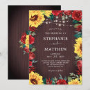 Search for red and yellow wedding invitations Rustic