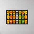 Search for skull canvas prints Leaf