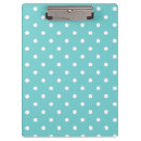 Search for polka dot clipboards Teal