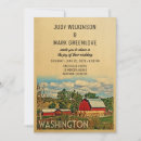 Search for washington invitations Rustic