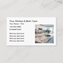Search for kitchen business cards Contractor