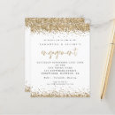 Search for gold engagement party invitations Trendy