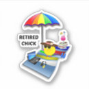 Search for retirement humor stickers Retired