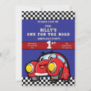 Search for blue race car invitations Boys