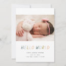Search for boho birth announcement cards Minimalist