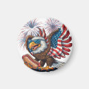 Search for bald eagles magnets Patriotic
