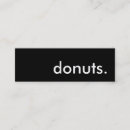 Search for donuts business cards Customer