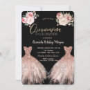Search for black dress quinceanera invitations Rose gold