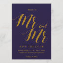 Search for blue gay wedding invitations Chic
