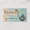 Search for kettle business cards Vintage