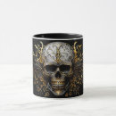 Search for gold skull mugs Black