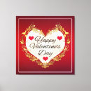 Search for heart shaped canvas prints Romance