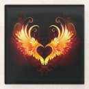 Search for angel wing coasters Heart