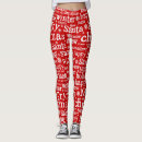 Search for santa leggings Red