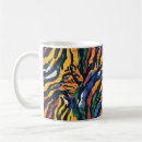 Search for abstract tiger mugs Colourful