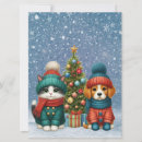 Search for cute kitten christmas cards Animal