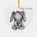 Search for easter bunny christmas tree decorations White