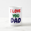 Search for i love you dad mugs Modern
