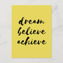Search for achiever postcards Inspirational quote