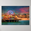 Search for santa monica pier posters California