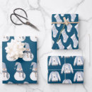 Search for ugly christmas wrapping paper Blue