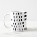 Search for black and white pattern mugs Line