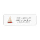 Search for sail boats return address labels Vintage