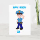 Search for funny police birthday cards Cartoon