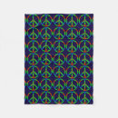 Search for peace sign blankets Retro