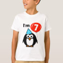 Search for 7th birthday kids tshirts Seven