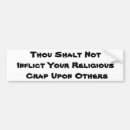 Search for anti religious bumper stickers Atheist