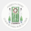 Search for green address stickers Modern