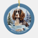 Search for english springer spaniel christmas tree decorations Xmas