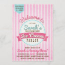 Search for ice cream parlour invitations Retro
