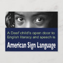 Search for deaf postcards Asl