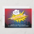 Search for comic birthday invitations Pow