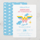 Search for wonder woman birthday invitations Cartoon