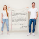 Search for handwritten letters blankets Keepsake