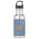 Search for mandala water bottles Flower of life