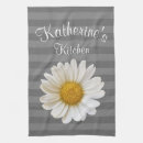 Search for yellow and grey tea towels Daisies
