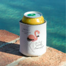 Search for pink flamingo can coolers Bachelorette party